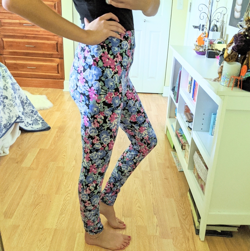 Vintage Floral Leggings
